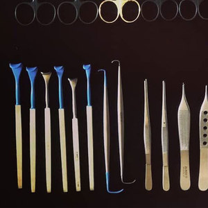 Juego de Instrumentos Quirúrgicos para Blefaroplastia Azicon, Cirugía Plástica de Párpados, Portaagujas Castroviejo, Tijeras Stevens, Pinzas Caliper - Product Image 2