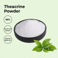 Théacrine de haute pureté 98% CAS 2309-49-1, alcaloïde naturel, extrait de thé amer Kucha, poudre de théacrine pour l'énergie et la concentration