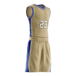 Uniforme de basket-ball OEM 100% personnalisé, design et logo du joueur, respirant, sublimation, vêtements de sport, uniforme de basket-ball - Product Image 3