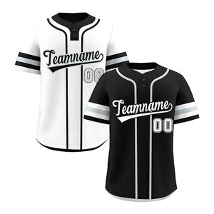 Uniforme Deportivo Unisex de Manga Corta con Botones, Listo para Enviar, 220 g/m², Jersey Sublimado Antibacterial Personalizado - Product Image 2