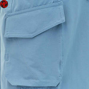 <b>Light</b> blue cargo shorts Quick dry breathable hiking shorts Unisex casual utility wear Wholesale Outdoor Shorts - Product Image 6