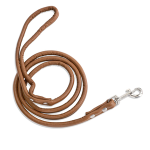 Customized Color And Logo Leather Dog Leash Factory Made Custom Packing Reasonable Price Leather Dog Leash - Product Image 3
