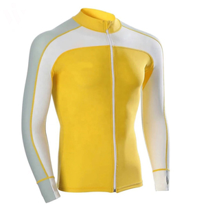 New Arrival Zipper Style Long Sleeve Rash Guard Patch Design Wholesale <b>Men</b> <b>Compressed</b> <b>Shirts</b> - Product Image 4
