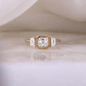 Arin /18K/14K ทองพร้อมใบรับรอง GIA/IGI เพชรธรรมชาติทันสมัยหรือออกแบบเองด้วยแหวนเพชร MOQ ต่ำ - Product Image 2