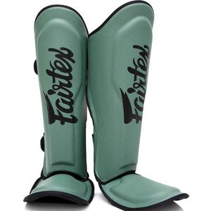 Fairtex Top Quality Boxing Shin Guards MMA Muay Thai Shin Pads Kickboxing Leg Protection Gear <b>Adjustable</b> <b>Strap</b> - Product Image 4