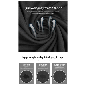 High Performance Training Apparel Outdoor Exercise Running Trekking Lightweight Pullover Polyester Terry 1/4 <b>Zipper</b> Gym <b>Jacket</b> - Product Image 6