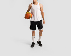 Customized Logo Printing Cotton/Polyester <b>Thermal</b> Breathable Gym Summer Solid Color Sleeveless Tank <b>Top</b> for men - Product Image 3