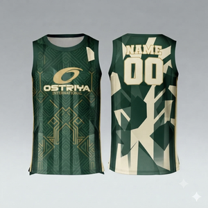 Camisetas de Fútbol y Baloncesto Unisex de Alta Calidad, Impresión por Transferencia de Calor, Tallas Grandes, Logotipo Frontal, Sin Mangas, Deportivas de Verano, 100% - Product Image 2