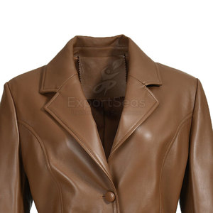 Servicios OEM: Abrigo Largo Casual Grueso de Lana para Mujer, Transpirable, Ropa de Invierno, Botones de Cuerno, Relleno de Fibra de Poliéster y Piel de Visón - Product Image 4