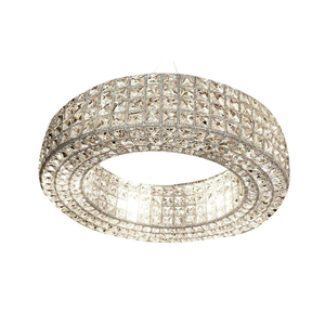 Lustre en cristal chromé de style européen, luminaire de plafond moderne de luxe pour la décoration d'hôtel, prix de gros - Product Image 2