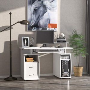 Scrivania Moderna in Legno per Ufficio Domestico, Camera da Letto e Soggiorno - Product Image 1