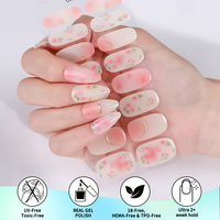 OEM ODM Bandes de vernis à ongles semi-durcies en gel, conception personnalisée, production d'échantillons, livraison sans UV, sans HEMA, qualité professionnelle de salon, direct usine