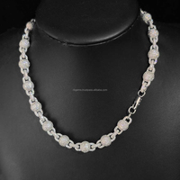 Chaîne cubaine à maillons boule en or pour diamant de laboratoire certifié, collier unisexe style hip-hop glacé, haute qualité, or jaune 10 carats, 18 mm, 200 grammes
