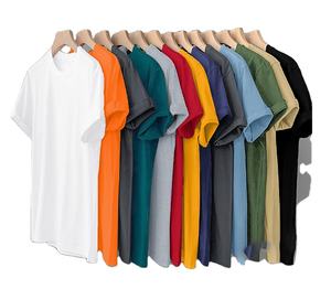 T-shirts unisexes à manches courtes en coton peigné 180G, col rond, design personnalisé avec logo, prix usine Chine, Bangladesh. - Product Image 1