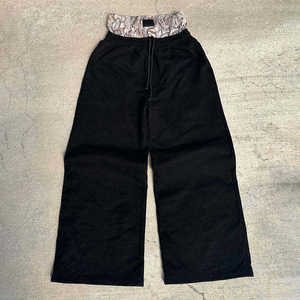 Pantalon de jogging ample et décontracté sur mesure pour homme, avec bande latérale tricotée, coupe ample, jambe large, séchage rapide, écologique, hiver - Product Image 3