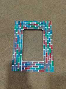 Handmade Wood Rectangular <b>Photo</b> <b>Frame</b> Inlay <b>Gold</b> Stamping Wall Mount Horizontal Design Natural Leaf <b>Frame</b> - Product Image 4
