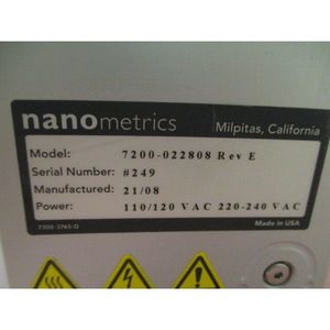 Nanométrie 7200-022808, Rev. E, XLS75, Xenon - Équipements et pièces semi-conductrices d'occasion fiables à l'échelle mondiale - Product Image 4