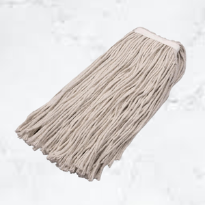 Cabezal de Mopa KSR Premium de Algodón Blanco con Hilo de 5 Capas y Banda Superior de 1 Pulgada de Ancho - Product Image 2