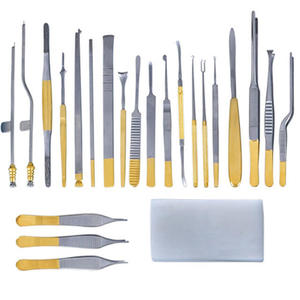 Ensemble d'instruments de rhinoplastie de haute qualité, 28 pièces, revêtement titane noir, acier inoxydable, outils de chirurgie plastique, certifié CE - Product Image 2