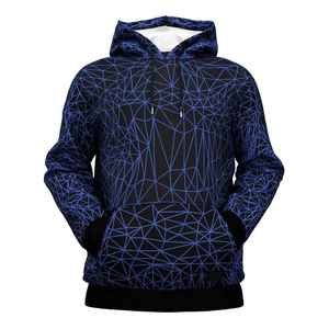 Hoodie unisexe streetwear d'hiver très populaire pour homme, avec logo de marque personnalisé brodé, en molleton épais 100 % coton, coupe oversize - Product Image 1