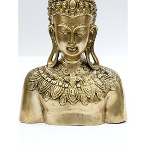 รูปปั้นทองเหลืองรูปปั้นพระพุทธเจ้าขนาด16นิ้วรูปปั้นหรูหราสำหรับตกแต่งบ้านและวิหารผลิตในอินเดีย - Product Image 2