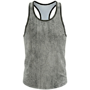 Camisetas sin Mangas de Punto para Hombre, Cuello Redondo, Color Sólido, Ropa Casual, 100% Algodón, Negro, Gris, Verde Oliva, Blanco, con Logotipo Personalizado - Product Image 3