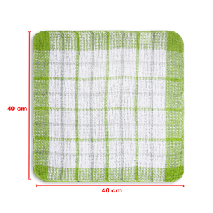 Paño de cocina cuadrado de algodón suave y ecológico, súper absorbente, paño de cocina de alta calidad para compras al por mayor. - Product Image 6