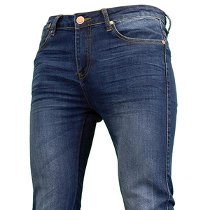 กางเกงยีนส์ผ้ายืดเข้ารูปของผู้ชายผ้าฝ้ายออกแบบได้ตามต้องการ - Product Image 3