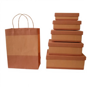 กล่องบรรจุภัณฑ์ของขวัญทำมือจากกระดาษฝ้ายรีไซเคิลแบบกำหนดเองขายส่ง - Product Image 1