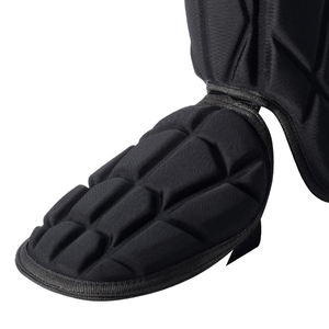 Espinilleras ROMAISA de Cuero PU Negro y PVC para Adultos, Protección Deportiva para Béisbol, Uso en Todas las Estaciones - Product Image 5