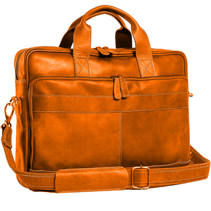 Porte-documents exécutif unisexe en cuir véritable blanc, souple, de luxe, en cuir Crazy Horse, 14 pouces, écologique, portable, protection pour ordinateur portable, personnalisable - Product Image 1