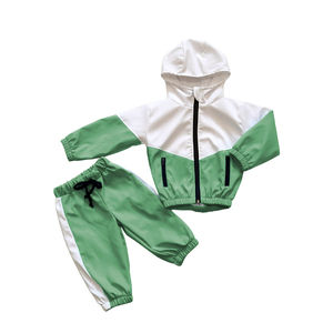 Conjunto Deportivo Infantil 2 en 1 al por Mayor, Estampado y Liso, Personalizado, Invernal, Transpirable, Ecológico, 100% Algodón, Sudadera Estilo Urbano - Product Image 2