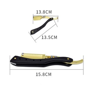 Maquinilla de Afeitar Profesional de Precisión, Maquinilla de Afeitar de Acero Inoxidable para Salón de Belleza, para Cortar el Cabello, Instrumentos de Belleza de la Mejor Calidad - Product Image 5
