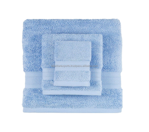 Ensemble de serviettes de bain en coton 400 GSM de qualité supérieure, douces, séchage rapide, pour le visage, les mains, le spa, la salle de sport, l'hôpital, la clinique, vente en gros - Product Image 5