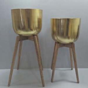 Modern Metal Plant Stand with 3 Pots Indoor Outdoor Garden Rack Minimalist Decorative Metal <b>Flower</b> Pot Holder - Product Image 6