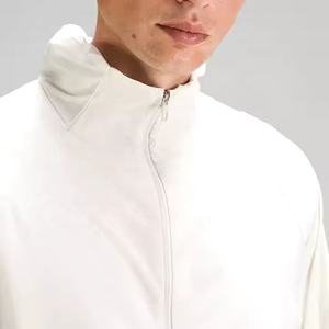 Veste coupe-vent décontractée à capuche pour homme, grande taille, en polyester imperméable, idéale pour l'été, avec doublure en fourrure – Vente en gros directe usine - Product Image 4