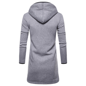 D0802ME80 Winter Knitted Digital Printing Lined Eco-Friendly <b>Long</b> Style Solid Color Big Pocket New Style <b>Hoodie</b> Fashion - Product Image 6