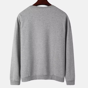 Sweat-shirts unisexes en molleton de coton vierge pour homme, coupe oversize, col ras du cou, personnalisables avec logo imprimé ou brodé, style designer - Product Image 5