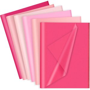 90 Fogli di Carta Velina Rosa 30x35 cm per Confezioni Regalo, Fai da Te, San Valentino, Festa della Mamma, Compleanno, Forniture per Feste - Product Image 1