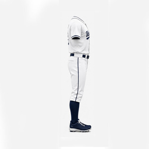 Conjunto de Uniforme de Béisbol EKIN IMPEX Blanco y Azul Marino 25, Impresión Serigrafiada, Transpirable, Corte Regular, Jersey y Pantalones para Hombre, Todas las Temporadas - Product Image 5