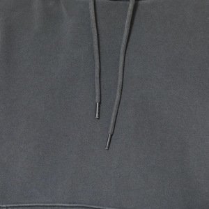 Coton % Polyester Brodé Hiver Décontracté à Capuche Épaules Tombantes Encolure Croisée Ourlet et Poignets Côtelés Polaire - Product Image 6
