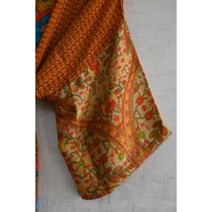 Robe Kimono Longue de Luxe en Soie Patchwork pour Femme, Style Bohème, Respirante, Grande Taille, Vêtement de Nuit, Coupe Classique - Product Image 4