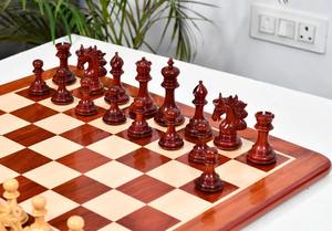 Piezas de Ajedrez de la Serie Tournament Arabian Knight, Madera de Palisandro y Boj, Rey de 4.2 pulgadas, al Mejor Precio - Product Image 3