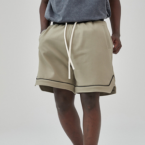 Summer New Style Fashion Contrast Color Casual Baggy Cotton <b>Shorts</b> Sport Basketball <b>Shorts</b> Men - Product Image 1