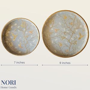 Vintage Enamel Serving Tray Classic White Enamel Metal Tray Rectangular Enamelware Serving Tray - Product Image 3