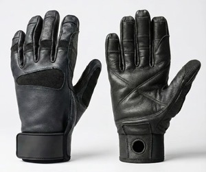 Guantes de Rappel Resistentes, Tácticos, Reforzados, Antideslizantes, para Escalada, Senderismo, Rescate, Profesionales, Resistentes a Cortes, de Cuero - Product Image 4