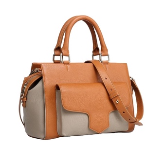 Super Quality Genuine Leather Handmade Sling <b>Bag</b> With Front Pocket Handbag Tote <b>Bag</b> Top Indian Supplier Manufacturer Wholesaler - Product Image 6