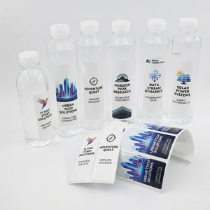 Étiquettes d'emballage personnalisées en PVC, autocollants résistants à l'eau et durables pour boîtes de produits, sacs, conteneurs, emballages de vente au détail - Product Image 1