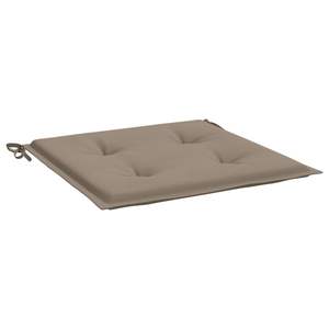 Ensemble de 4 coussins de chaise d'extérieur en tissu Oxford taupe 100% polyester - Product Image 3