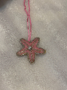 Wholesale Handmade Beaded Starfish <b>Bag</b> Charm Coastal Beach Purse Charm Ocean Theme Keychain Fashion <b>Accessory</b> OEM ODM Private La - Product Image 3